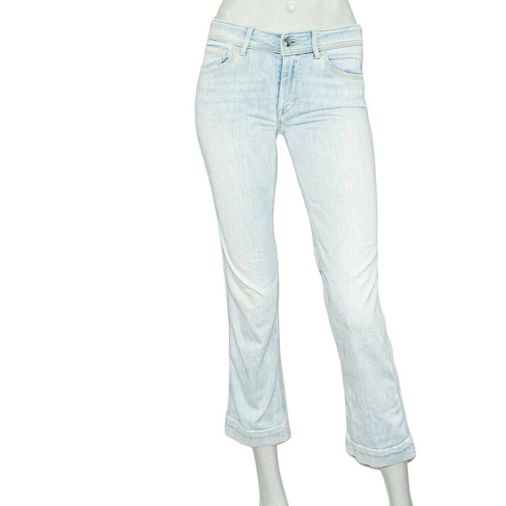 Seafarer Size 25 Work Jim Capri Jeans Faded Blue straight leg Italy